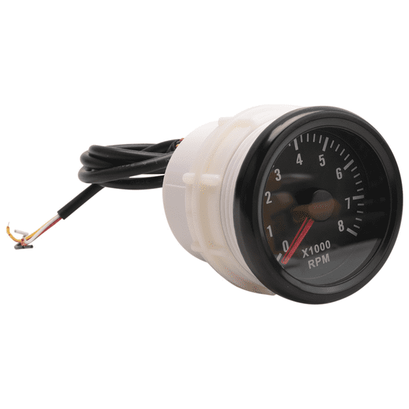 52MM Electrical Tachometer 0-8000 RPM 2inch Tacho Meter for 2 3 4 5 6 8 Cylinder Gasoline Engine Car Boat Yacht