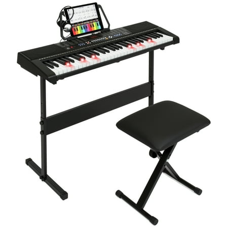 best choice products 61 key electronic keyboard w light up keys 3