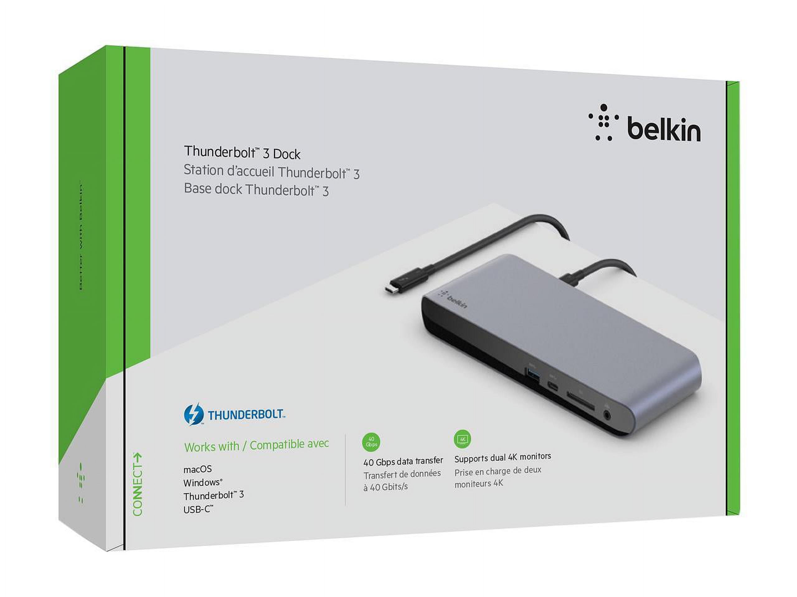 ミニPC Belkin - Thunderbolt 3 Dock Pro Amazon.com: Belkin Thunderbolt 3 Dock Pro with 2.6 ft