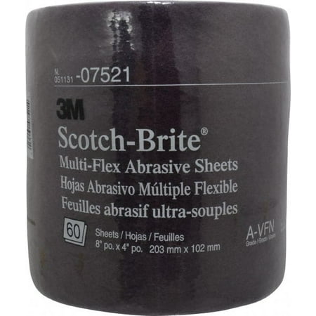 

3M 20 Long x 8 Wide Nonwoven Roll Very Fine Grade Purple Aluminum Oxide