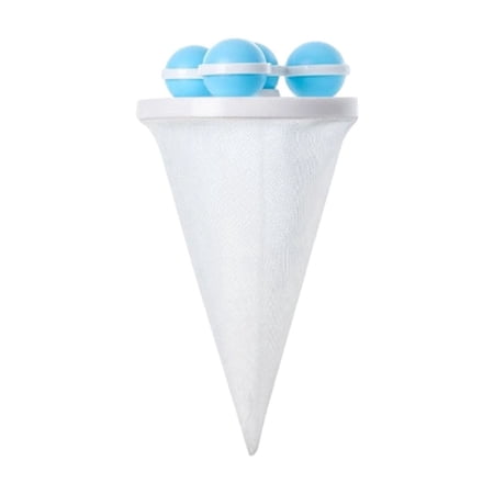 Lint Catcher for Washer, Laundry Lint Filter with Floating Balls, Reusable Pet Hair Catcher for Laundry, Mesh Washing Machine Lint Trap, Fits Top and Front Load Washers, for Home Use