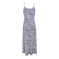 thumbnail image 4 of WRKEKC Beach Dresses for Women Exotic Floral V Neck Spaghetti Strap Open Back Flowy Maxi Lightweight Comfort, 4 of 6