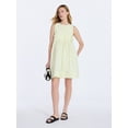 thumbnail image 3 of Free Assembly Women's Sleeveless Pleated Mini Dress, Sizes XS-XXL, 3 of 6