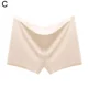 thumbnail image 3 of Ropa interior de satén de seda sin costuras para mujer, Boxers, bragas de señora, pantalones cortos, pantalones cómodos, lencería deportiva transpirable para mujer, seguridad E7t9, 3 of 5