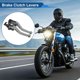 thumbnail image 2 of Palancas de freno y embrague cortas únicas para Moto Guzzi V7 Racer 2011-2021, ajustables en 6 posiciones, palanca de freno de manillar de motocicleta de aleación de aluminio tono titanio, 1 par, 2 of 7