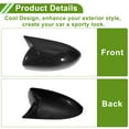 thumbnail image 3 of Reemplazo de tapa de espejo lateral izquierdo y derecho ABS negro para Nissan Sentra 2020-2025 Ox Horn, 3 of 7