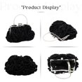 thumbnail image 4 of Bolso de mano de noche JAMBHALA Dressy Floral Satin para mujer, 4 of 8