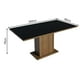 thumbnail image 3 of Mesa de Comedor Rectangular Madesa Tablero de Madera Marrón/Negro 5275, 3 of 5
