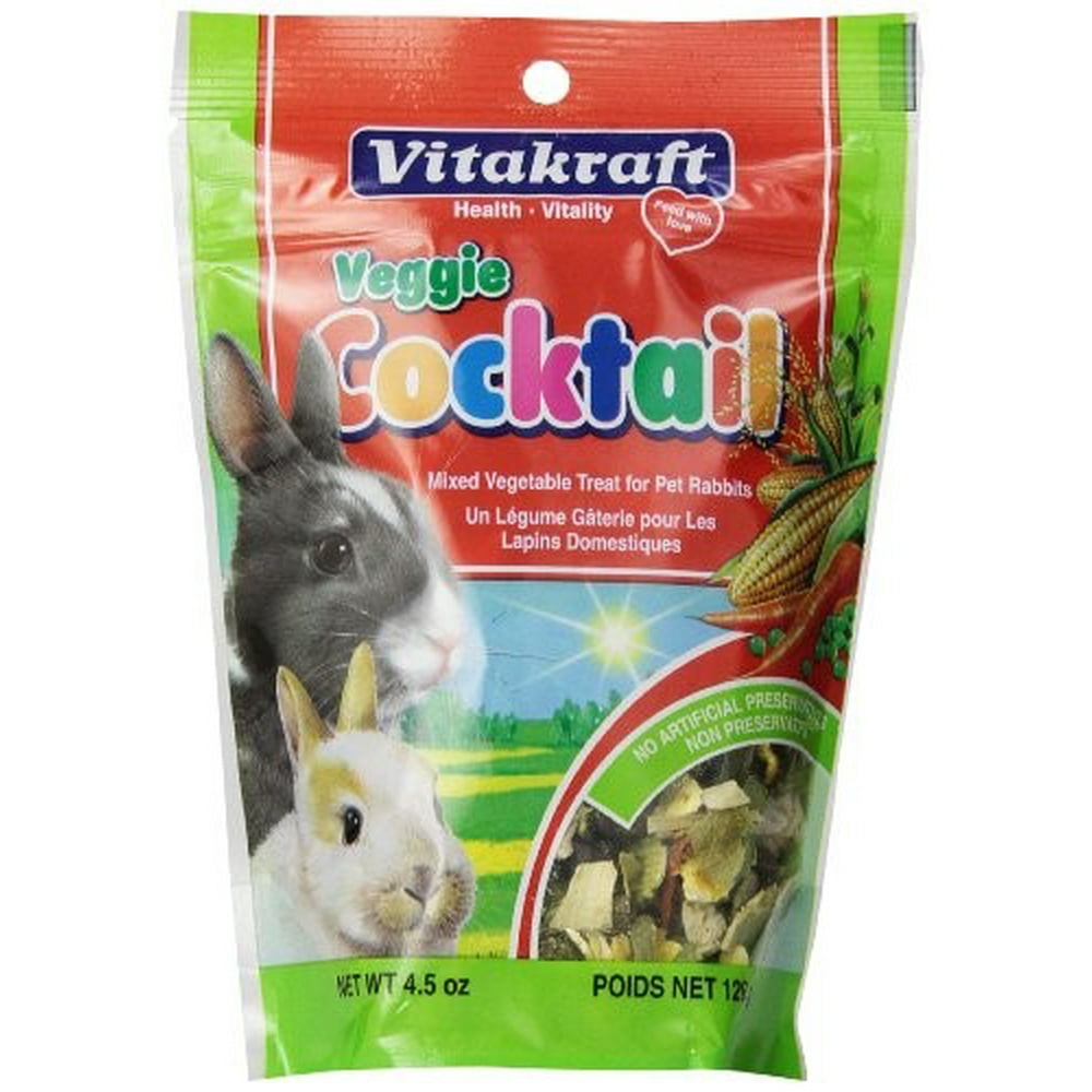 Vitakraft Veggie Cocktail Rabbit Treat, 5.3 Oz