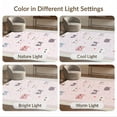 thumbnail image 7 of ODIKA Classroom Kawaii Pastel Faces Sparkle Motif Purple Video Stars Stain Resistant Low Profile for Dorm Room, Small Living Apartment, 7 of 7