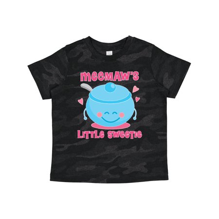 

Inktastic Meemaw Little Sweetie Granddaughter Outfit Gift Toddler Toddler Girl T-Shirt