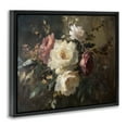 thumbnail image 3 of Stupell Industries Transitional Dark Still Life Roses Black Floating Frame Canvas Art, 21 x 17, by Petals Prints Design, 3 of 8