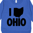 thumbnail image 3 of Inktastic I Love Ohio with State Silhouette Toddler Sweatshirt, 3 of 4
