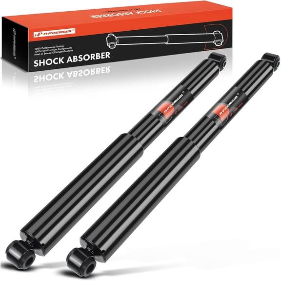 A-Premium Rear Pair (2) Shock Absorber Strut Assembly Compatible with Ford F-150 80-96, F-250 80-99, F-250 HD 97, F-350 80-97, F-250 F-350 Super Duty 99-04, Bronco 84-96, Ranger 10-11, Rear LH & RH
