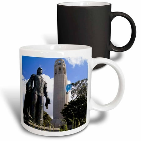 3drose, California, San Francisco. Statue - Us05 Bba0111 - Bill Bachmann, 11oz Magic Transforming Mug
