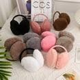 thumbnail image 3 of Women Winter Earmuffs Girl Ski Adjustable Ear Covers for Warmer Outdoor Earmuff Fleece Lining, 3 of 5
