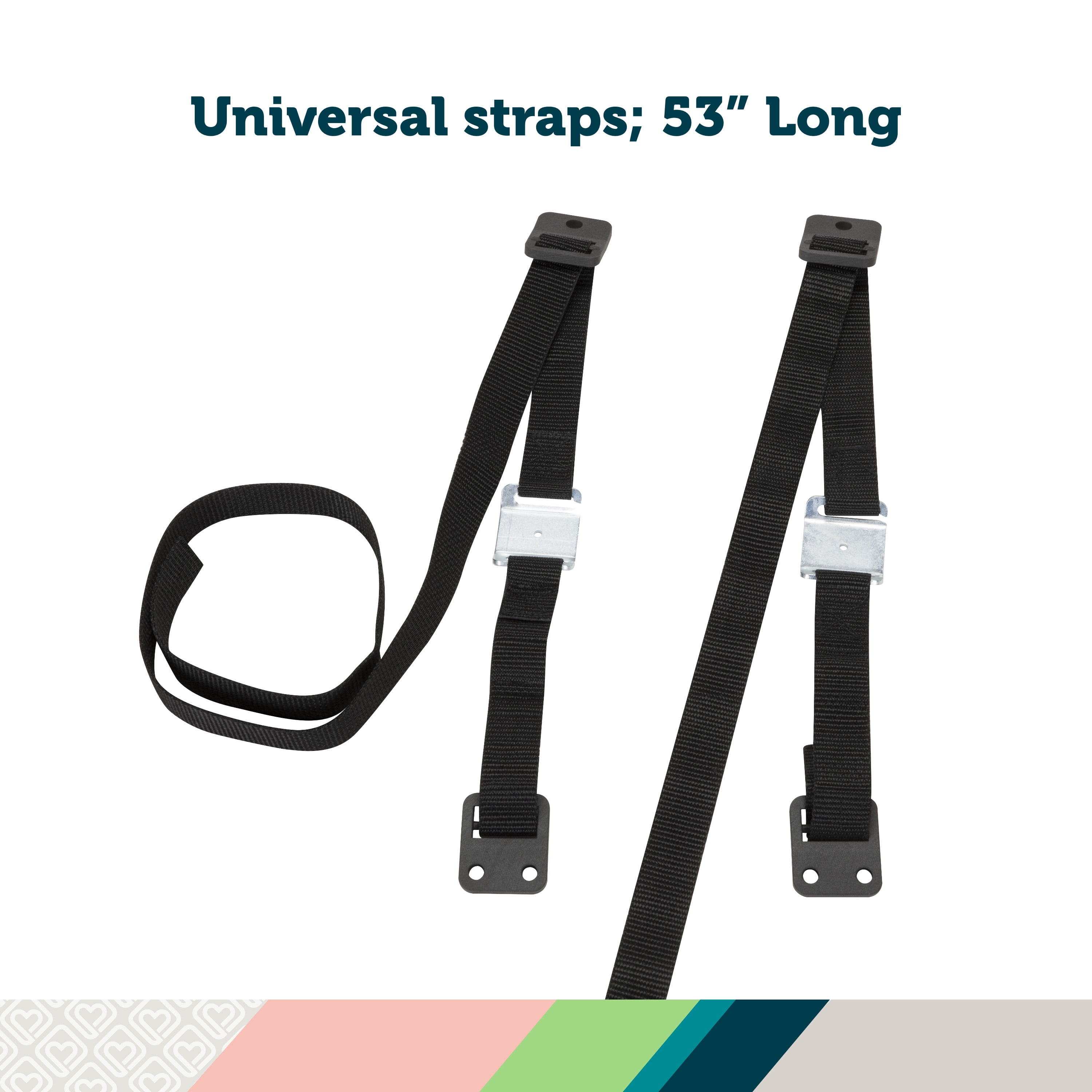 Safety 1st TV & Furniture Safety Straps, Black, Toddler
