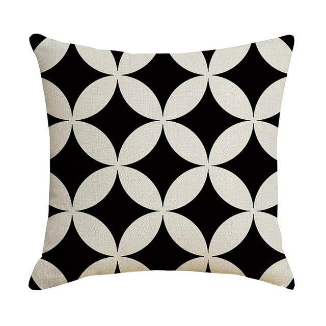 Wiueurtly Black White Waterproof Hugging Pillow Household Design