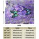 thumbnail image 4 of Manta de mariposa de felpa morada, suave y acogedora, para niños, niñas, niños y adultos, para sofá, cama, silla, oficina, dormitorio, 4 of 8