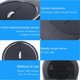 thumbnail image 2 of Souris sans fil rechargeable 2,4 GHz en alliage d'aluminium, silencieuse, noire, 2 of 4