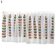 thumbnail image 2 of Cheers.US Sunflower Sheer Princess Style Sunflower Short Curtain Cafe Curtains Kitchen Window Curtain Drapes Elegant Door Divider Sheer Voile Sheer Valances 1 Panel, 2 of 7