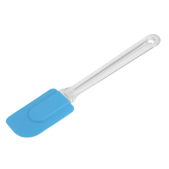 Kitchen Gadget Plastic Handle Nonstick Cake Cream Butter Spatula Scraper Blue
