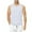 White, variant on BXINGOHAI Mens Workout Tank Top Mesh Sleeveless Shirts Gym Bodybuilding Fitness Muscle T Shirt Athletic Tank Tops Orange,XXL
