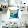thumbnail image 5 of Ullo0ord Turquoise Marble Throw Pillow Covers Two-Sided Teal Gold Abstract Art Modern Decorative Pillows Case Outdoor Cushion Covers for Couch Sofa Bed Home Decor White 12x12in, 5 of 7