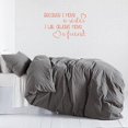 thumbnail image 3 of Because I Have A Sister, Always A Friend Vinyl Lettering Art Family Wall Sticker Decals Home Decor Quote 23x14-Inch Coral, 3 of 5