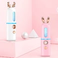 thumbnail image 3 of Mini Face Humidifier Facial Skin Moisturizing Mist Spray Portable Rechargeable Cold Spray Atomizer, Type 2, Pink, 3 of 8