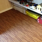 Greatmats Wood Grain Interlocking Wood Look Reversible Foam Tiles 1/2 Inch x 2x2 Ft. Light Wood/Tan 15 Pack