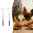 thumbnail image 2 of Bird Feeder and Enrichment Kit for Poultry Outdoor Use Ground Stake Design Durable and Metal Construction -Species Dispenser for Coop Includes 2pc Set 2PCS, 2 of 6
