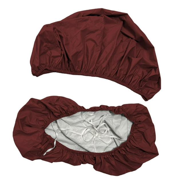 yuksok Cushion Slipcovers Bench Cover Trailer Home RV Dinette Cushion Covers Deep Red