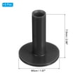 thumbnail image 2 of Uxcell Rubber Golf Tees, Tall Practice Training Driving Range Tee Stable Ball Holder Black 3", 2 of 6