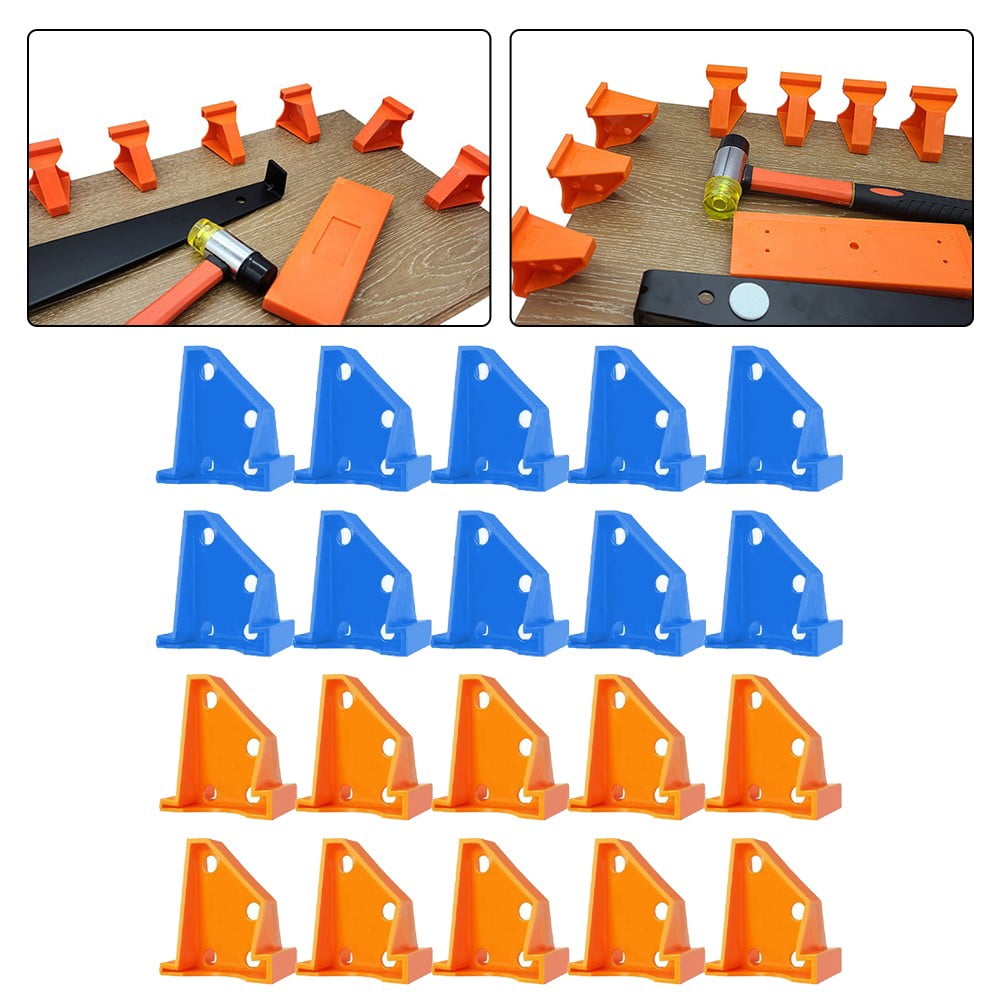20Pcs Flooring Spacers Laminate Installation with 1/4 1/2Inch Gap Floating Floor Yellow