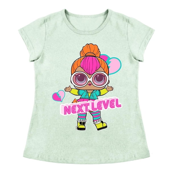 Playera Para Niña MGA Entertainment L.O.L Cuello Redondo Manga Corta Talla 10 Verde