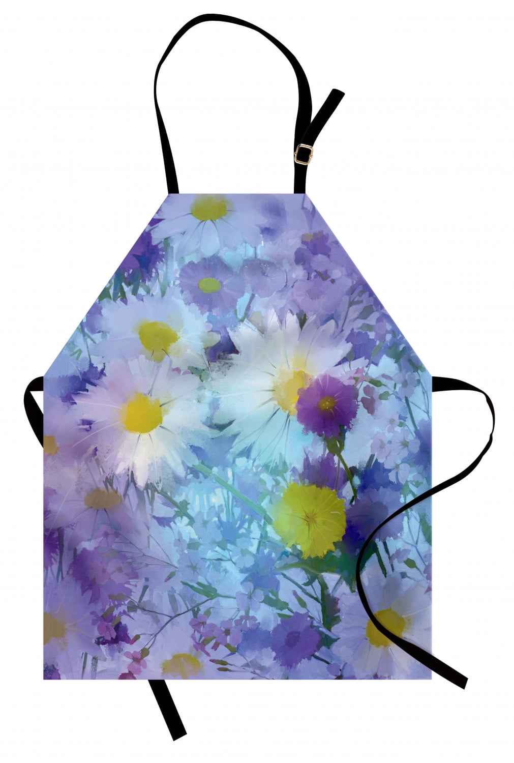 Flower Apron Vintage Flower in Pastel Color Scheme Fragrance Natural