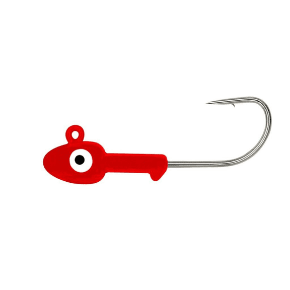 Tsunami Lead Jig Head Fishing Lure 3/8 oz. – Red