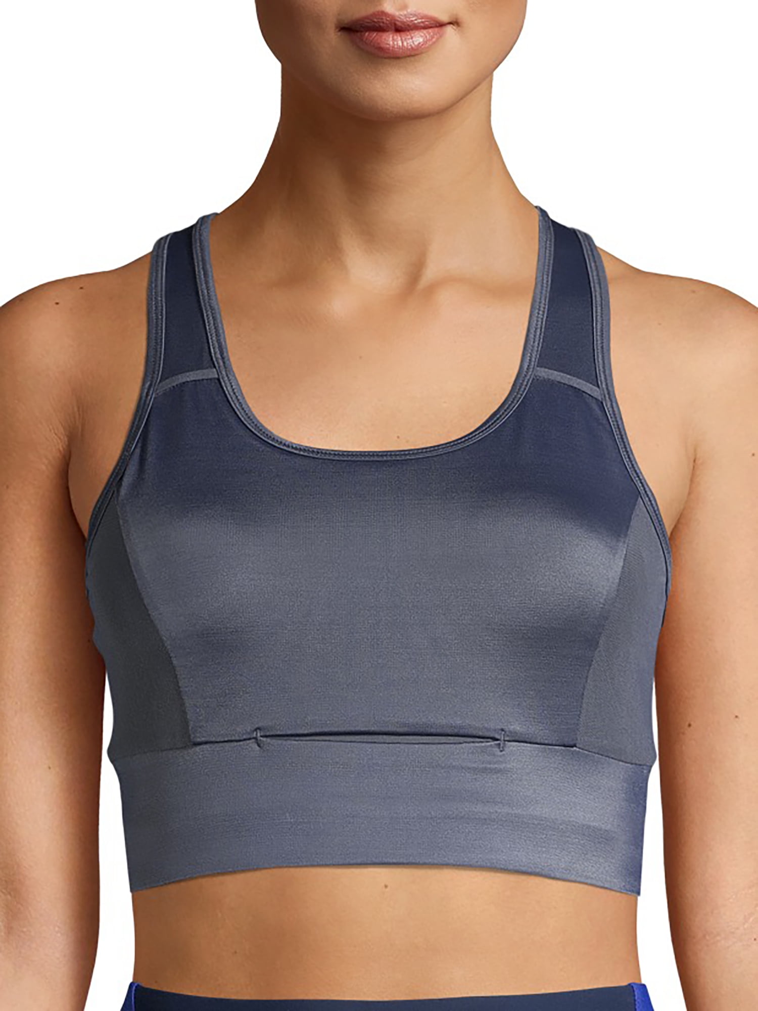 sports bra with front pocket