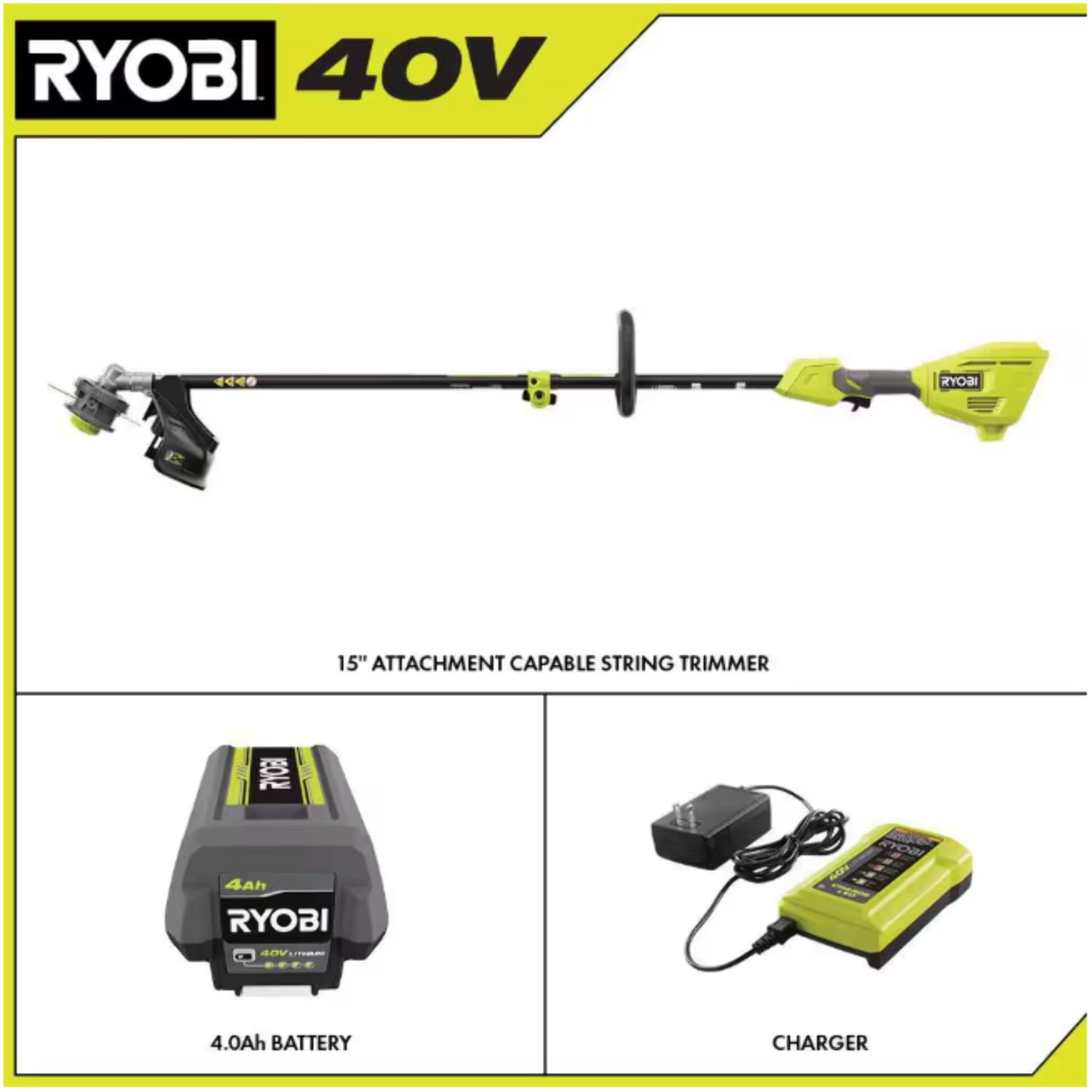 ubuy ryobi 40v weed eater battery