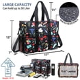 thumbnail image 2 of Nurse Bags for Work Nursing Bag Multiple Pockets Waterproof Organizing Zip Top Clinical Bag for Nursing Students Home Health, 2 of 6