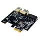 thumbnail image 1 of Adaptador PCIe a PCIe 1x a 16x 1 a 4 USB 3.0 Mining Riser Card Molex 4 Pin Likrtyny Componentes de Computadoras, 1 of 2
