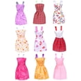 thumbnail image 2 of 10Pcs Doll Accessories Doll Clothes Princess Dress Hanging Skirt Dress Skirt 10Pcs (10Pcs In A Bag (The Style is Not Repeated)), 2 of 6