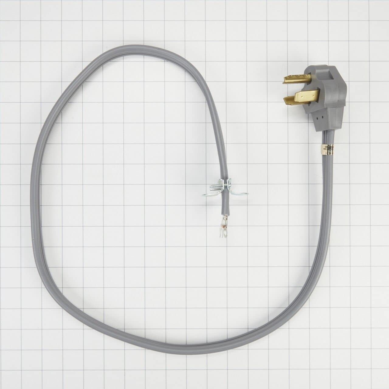 Whirlpool PT220L Electric Dryer Power Cord, Grey