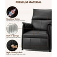 thumbnail image 5 of Studyset Electric Adjustable Recliner Sofa, Elertric Recliner Chair with Memory Function PU Leather, Adjustable Single Recliners Sofa with Remote Control for Adults, Home Theater Seating &Armchair, 5 of 8