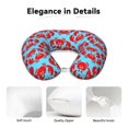 thumbnail image 4 of Cauagu Cartoon Crabs Pattern Travel Pillow Memory Foam, U-Shaped Neck Pillow Neck and Head Support Portable Travel Pillow Suitable for Planes & Trains, 4 of 8