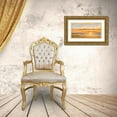 thumbnail image 3 of Galasso, Adriano 24x14 Gold Ornate Wood Framed with Double Matting Museum Art Print Titled - Tramonto sulla battigia, 3 of 4