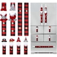 thumbnail image 1 of 8pcs Christmas Refrigerator Door Handle Covers Set, Gnome Kitchen Appliance Handle Covers Set, Kitchen Appliance for Christmas Decorations, Cloth Door Protector for Refrigerator and Oven, 1 of 7