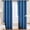 Dark Blue,Free Size, variant on Blackout Curtains for Living Room, 98.42x39.3in Ring Top Curtains, Privacy and Noise Reduction Heat Insulating Panels