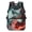 Fire Wolf, variant on Uorisanigo Fire Wolf School Backpack for Boys Girls 6-12 Wolf Casual Sport Daypack Bag, Large Capacity Casual Basic Bookbag with Adjustable Padded Straps for School, Travel & Sports